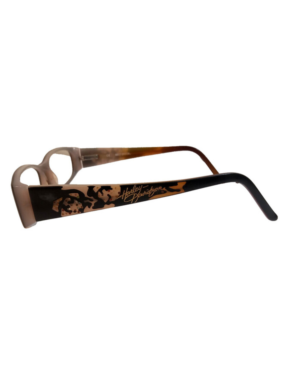 Harley Davidson Eyeglass Frames ONLY Womens HD 387 Black Eyebogo Kaylee 53-16 - Picture 5 of 9